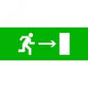 Пиктограмма Направление направо 320х120мм (для EXIT, SAFEWAY-40)