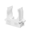 Крепеж-клипса для труб для прямого монтажа белая в гофроящике d20 мм (1200шт/кор) Промрукав