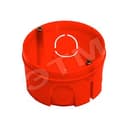 Коробка установочная 68х40мм круглая в индивидуальной упаковке