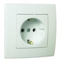 РОЗЕТКА С ЗАЗЕМЛЕНИЕМ LILLIUM NATURAL KARE Makel