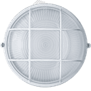 Светильник НПП-60w термостойкий круглый с решеткой IP54 белый