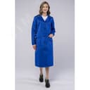 Халат женский ИТР (ткань Смесовая,210), темно синий, 48-50, 170-176