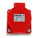 Розетка 115 16А 3P+PE+N 380В AC 6ч IP44 для монтажа на поверхность КЭАЗ 222755