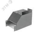 Угол вертикальный внутренний R 80х400 мм с разворотом трассы на 90 гр. ПЛЮС HD85