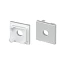 Заглушка SLKANTH16S10 SQUARE с отверстием Arlight Пластик 053567
