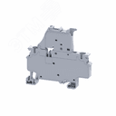 Клемма для предохранителей 5x20 60В с индикат. пружинная 4 кв.мм серая OptiClip