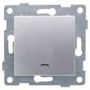 Выключатель одноклавишный Ugra инд, механизм, 10А, 250В, серебро