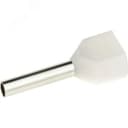 Наконечник-гильза двойная с изолир.фланцем 0,5 кв.мм белый (НШВИ2) DKC