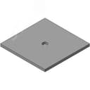 Пластина ПЛ 100х100 УХЛ1, горячее цинкование, S5,0