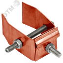 Держатель проводника круглого 6-10мм для конструкций h=70мм медь IEK