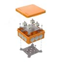 Коробка огнестойкая для о/п двухкомпонентная 60-0303-FR2.5-8 Е15-Е120 100х100х40