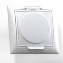 СЕЛЕНА Розетка скрытой установки одноместная с заземляющим контактом, защитной шторкой, крышкой, брызгозащищенная(IP44) РС16-426, белый