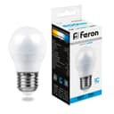 Лампа светодиодная Feron LB95 Шарик E27 7W 6400K 25483