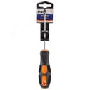 Отвертка Strom SL4х10см, двухкомпонентная рукоятка OTV005DK, шлицевая СКРАП