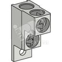 Клемма защелкивающаяся алюминиевая 185ММ2 NSX100-250 2шт