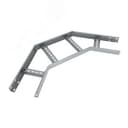 Угол лестничный горизонтальный 90 гр. 100х600х1,2 мм Быстрый монтаж LGLS90-100-600-1.2 КМ-профиль