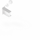 Консоль двойная 115х80 L200 (s:2) П-образная усиленная Сендзимир цинк