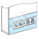 Дверь малая с вырезами 4 модуля IP55 шкаф 11-27 модулей Schneider Electric