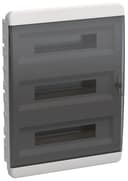 Корпус ЩРВ-П-54 TEKFOR IP41 черн. прозр. дверь пластик. IEK TF5-KP12-V-54-41-K01-K03