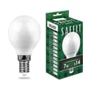 Лампа светодиодная SAFFIT SBG4507 Шарик E14 7W 6400K 55123