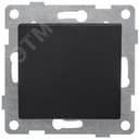 Выключатель одноклавишный Bravo 2-х полюсный, механизм, 10А, 250В, графит