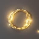 Гирлянда Роса 10м 100LED теплый белый IP44 на батарейках 3хАА с пультом 8 режимов NEONNIGHT 303256