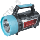 Фонарь светодиодный NPT-SP21-ACCU 10Вт+1COB 3Вт+10LED 240Лм 200м аккумуляторный прожектор+кемпинг пластик 4.4Ач