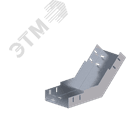 Лоток монтажный угловой 45 вверх ЛУ45В.150.100.400.1,5.1