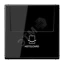 Накладка карточного выключателя (без механизма) Серия LS990 Материал- ударопрочный термопласт Цвет- чeрный