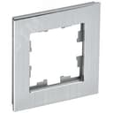 BRITE Рамка 1 пост РУ-1-1-БрА металл алюминий BR-M12-M-K47 IEK