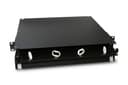 Патч-панель универсальная 19”, 1U Hyperline FO-19BX-1U-D1-3xSLT-W120H32-EMP