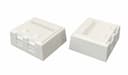 Корпус настенной розетки для установки 2-х вставок типа Keystone Jack Hyperline SBB4-2-WH