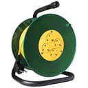 Удлинитель силовой на катушке 4 гнезда с заземлением "СОЮЗ" ПВС (3х0,75 мм) 2200 Вт, 30 м