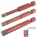 Набор коронок алмазных универсальных Special, шестигранный хвостовик 1/4", 6/8/10X10x67 мм FIT