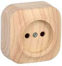 Розетка 1-м ОП GLORY РС20-2-ХС 10А без заземл. сосна IEK ERH10-K34-10