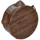 Коробка распределительная КМ 65х40мм для наружного монтажа IP54 4 вв. дуб