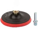 Диск шлифовальный с липучкой, гайка М14 + переходник для дрели, 125x10 мм 39619 FIT