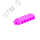 Клемма TB 1-1 с бок. подключ. с крепеж.фланцами, сечение 1,5 мм. кв., розовая