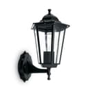 Светильник садовопарковый Feron 6101 шестигранный на стену вверх 60W E27 230V черный 11052