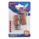 Универсальная клемма СМК 222-413, 3-проводная прозрачная 0,08-2,5/4 кв мм (блистер 5 шт./уп.), REXANT