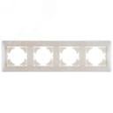 Рамка 4-местная Ugra, жемчуг