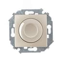 Регулятор напряжения поворотно-нажимной, 500Вт,   230В, винтовой зажим, шампань