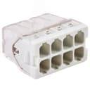 Клемма соединительная 8-контактная Elеctrodeel ED 772-208, сечение 0,5-2,5 мм2, 24А/450В (упаковка 100 штук) ELECTRODEEL