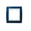 Рамка на 4 поста, S82, синяя - белый Simon