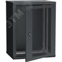 Шкаф LINEA W 12U 600x450 мм дверь перфорированная RAL9005 ITK