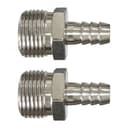 Адаптеры-соединители "елочка" 10 мм - внешняя резьба 1/2", 2 шт. 81273 FIT