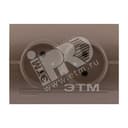 DERIY Розетка двойная б/з ПБТ светло-коричневая металлик Lezard