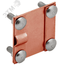 Зажим соединительный контрольный пруток 6-10мм-полоса 40мм медь IEK