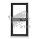 Рамка 2-я для горизонтальной/вертикальной установки  Серия- LS990  Материал- металл  Цвет- алюминий JUNG