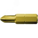 Бита 851/1 RH PH сверхтвердая узкий стержень для саморезов для гипсокартона хвостовик 1/4 C 6.3 PH 2X25 мм